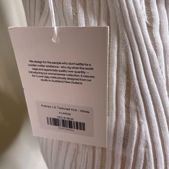 I love ugly ✨new✨ AUBREY LS TEXTURED KNIT - Picture 6 of 7